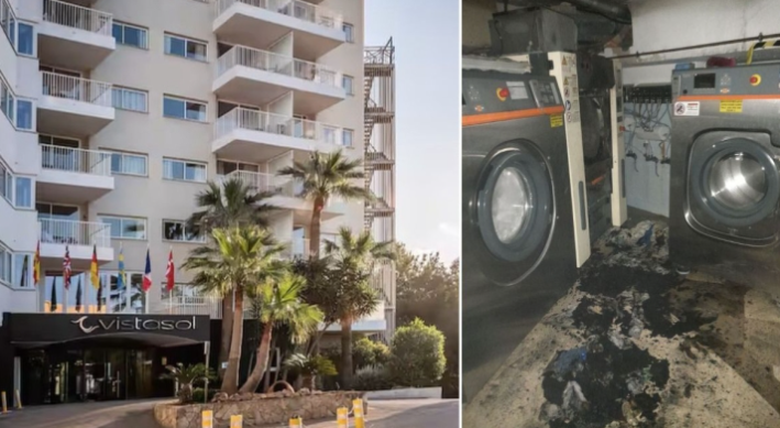 Evacuados 530 turistas por un fuego en hotel de Magaluf