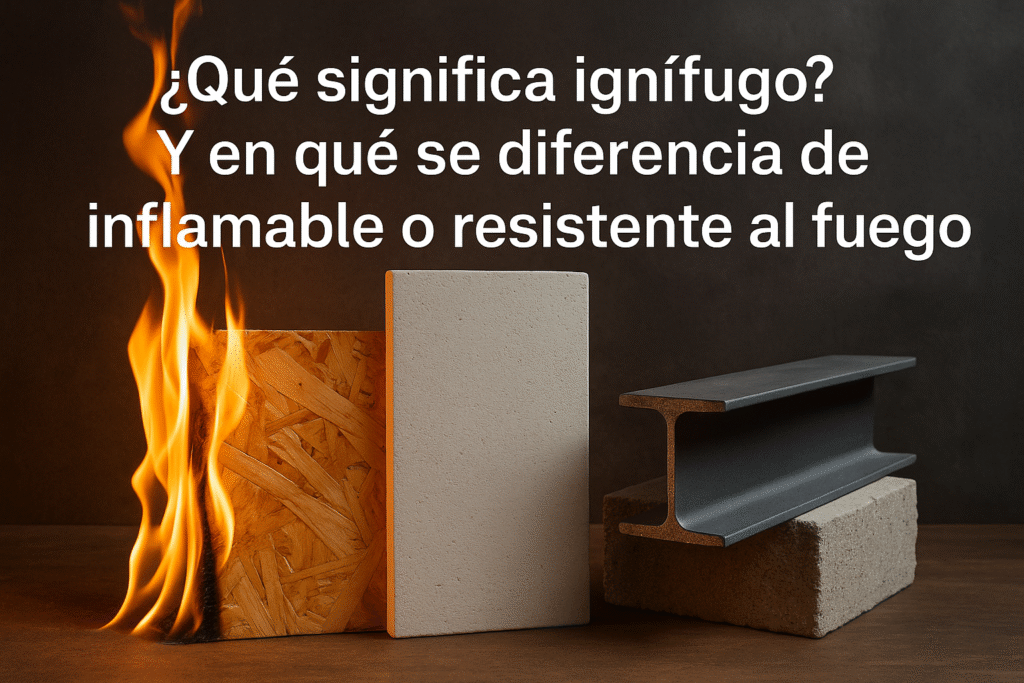 Qué quiere decir ignífugo