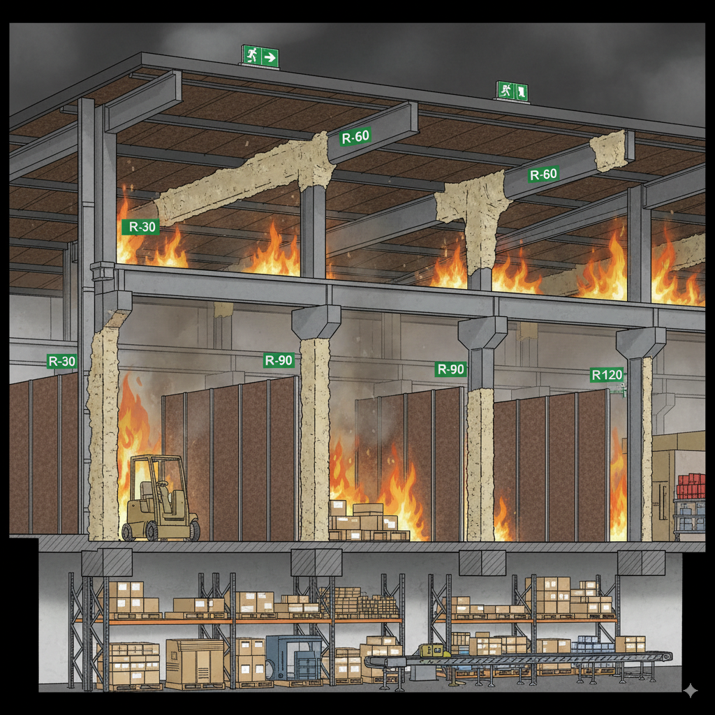 Ignifugación industrial: cómo la protección pasiva salva naves y equipos
