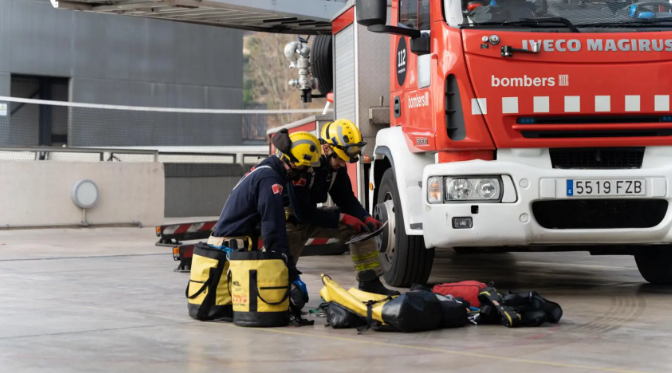 Fuego en pleno centro: un colchón provoca pánico en hotel barcelonés