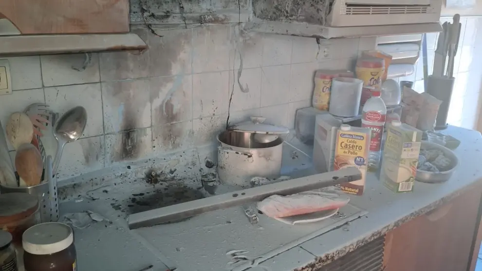 Incendio en una vivienda de Huesca: la rápida actuación del propietario evitó un desastre