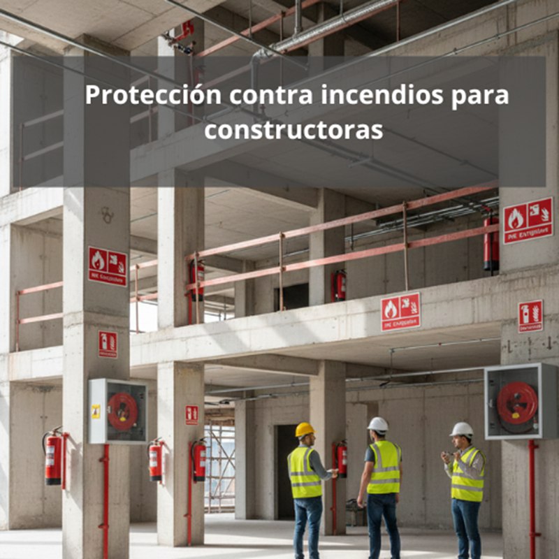 Protección contra incendios para constructoras. La seguridad contra incendios como valor estratégico en la edificación actual.