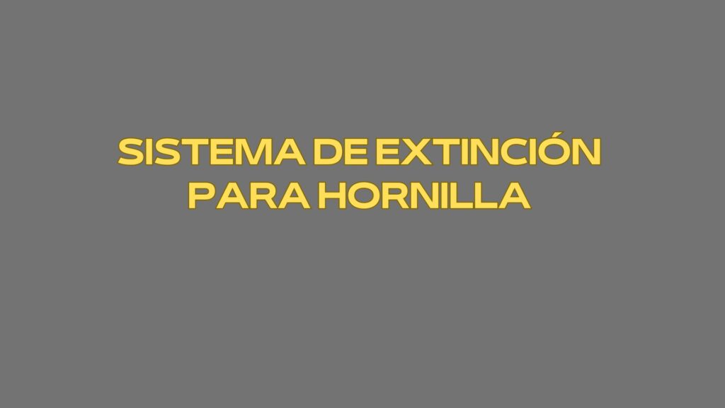 Sistema de extinción para hornilla. Seguridad integral en cocinas profesionales de alto rendimiento.