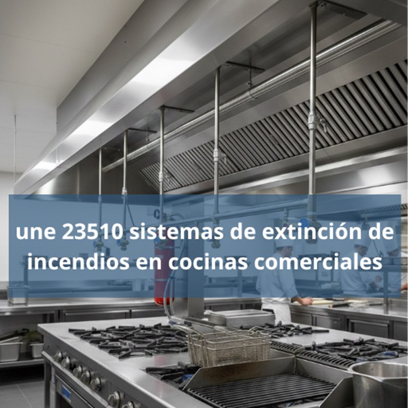 UNE 23510 sistemas de extinción de incendios en cocinas comerciales. Importancia estratégica de la protección contra incendios en cocinas profesionales.