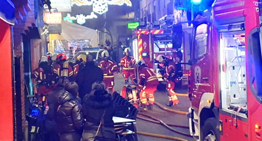 Incendio en el restaurante Princesa Maya de Albacete. Reapertura tras el incendio que sacudió el centro de la ciudad.