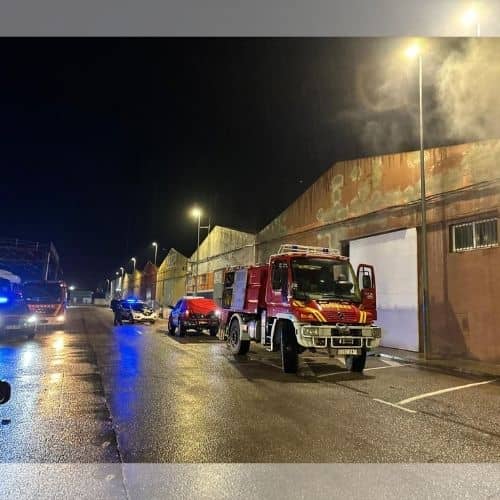 Incendio destruye nave industrial en Benicarló