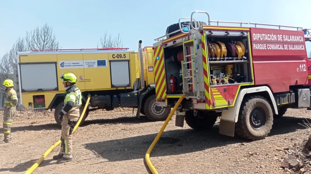 Más de 1.800 intervenciones del servicio de bomberos provincial refuerzan la seguridad en los municipios de Salamanca. Balance anual del operativo