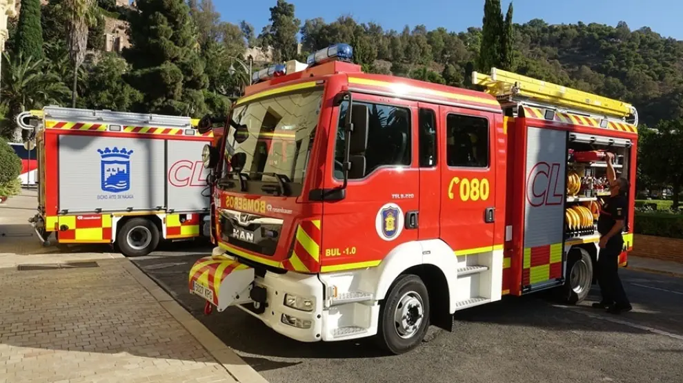 Cuatro personas afectadas en el incendio de una vivienda de madrugada en Estepona