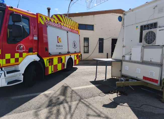 Incendio en una instalación municipal de Torrecampo provoca daños en la cocina y genera momentos de tensión. Un incidente controlado