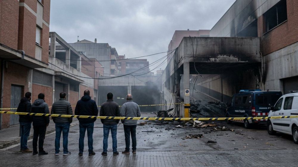 El aparcamiento de Can Boada reabre parcialmente en Terrassa tras confirmarse el incendio como intencionado