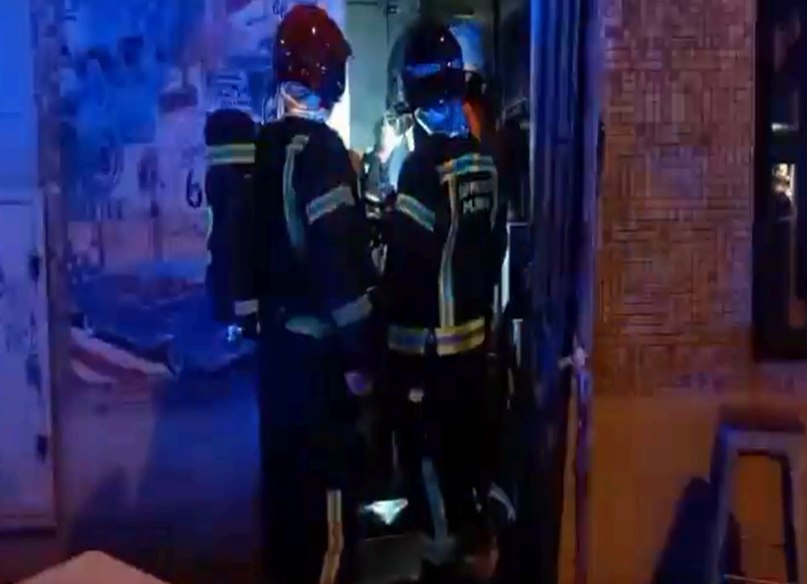 Explosión en un bar de Villaverde