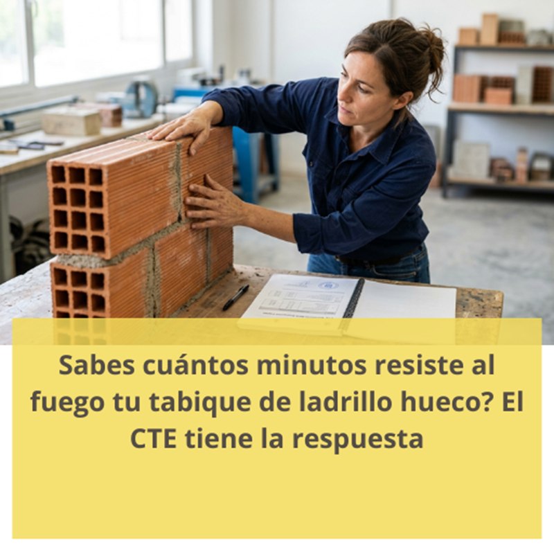 Resistencia al fuego en tabiques
