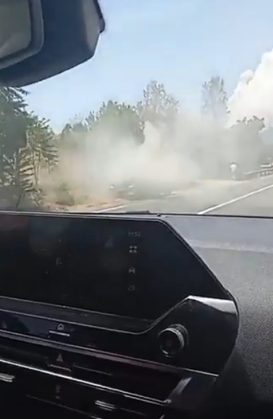 El incendio de San Martín de Valdeiglesias deja una pregunta sobre el coche que ardió en la M-501