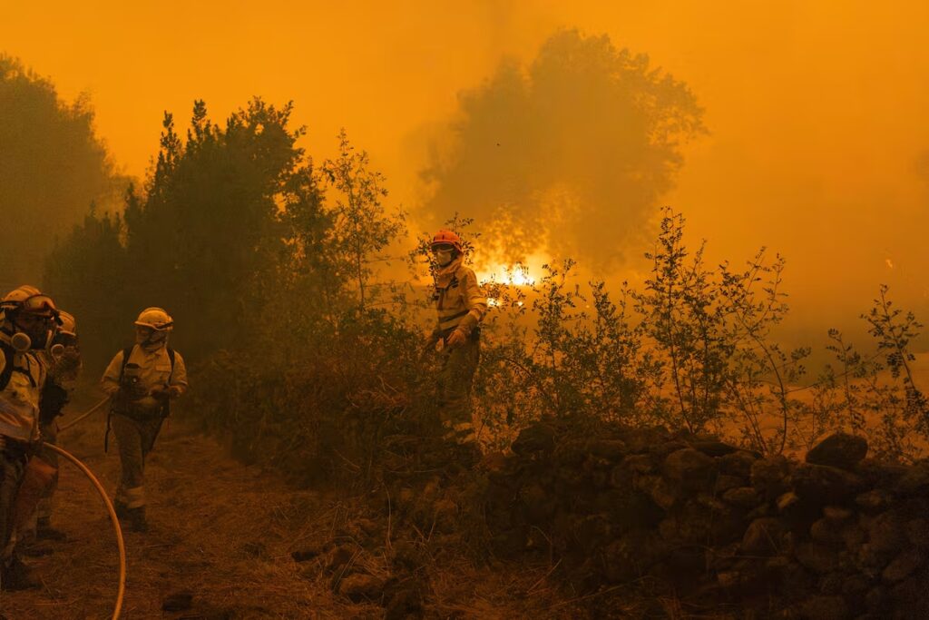 La respuesta solidaria frente al fuego en Galicia. ¿Cómo se están organizando los vecinos ante los incendios en Galicia?