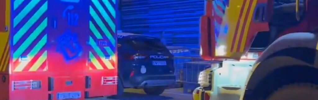 Intervención de emergencia: extinguido un incendio en unos trasteros de Villaverde