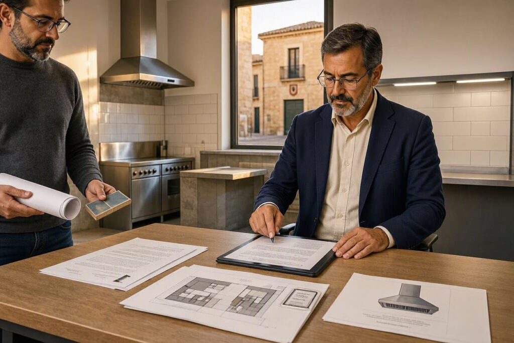 Estimación de costes para un bar de 120 m2 en Almoster