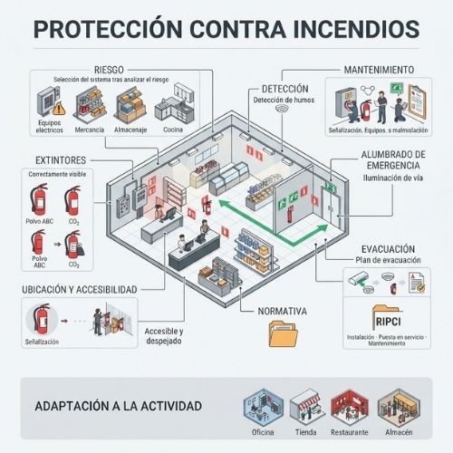 ¿Qué sistemas de seguridad debe tener un local comercial según la normativa? Obligaciones y requisitos